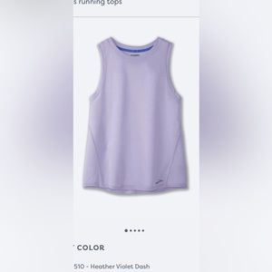 Brooks Distance running tank. Lavender. Gently used-Large